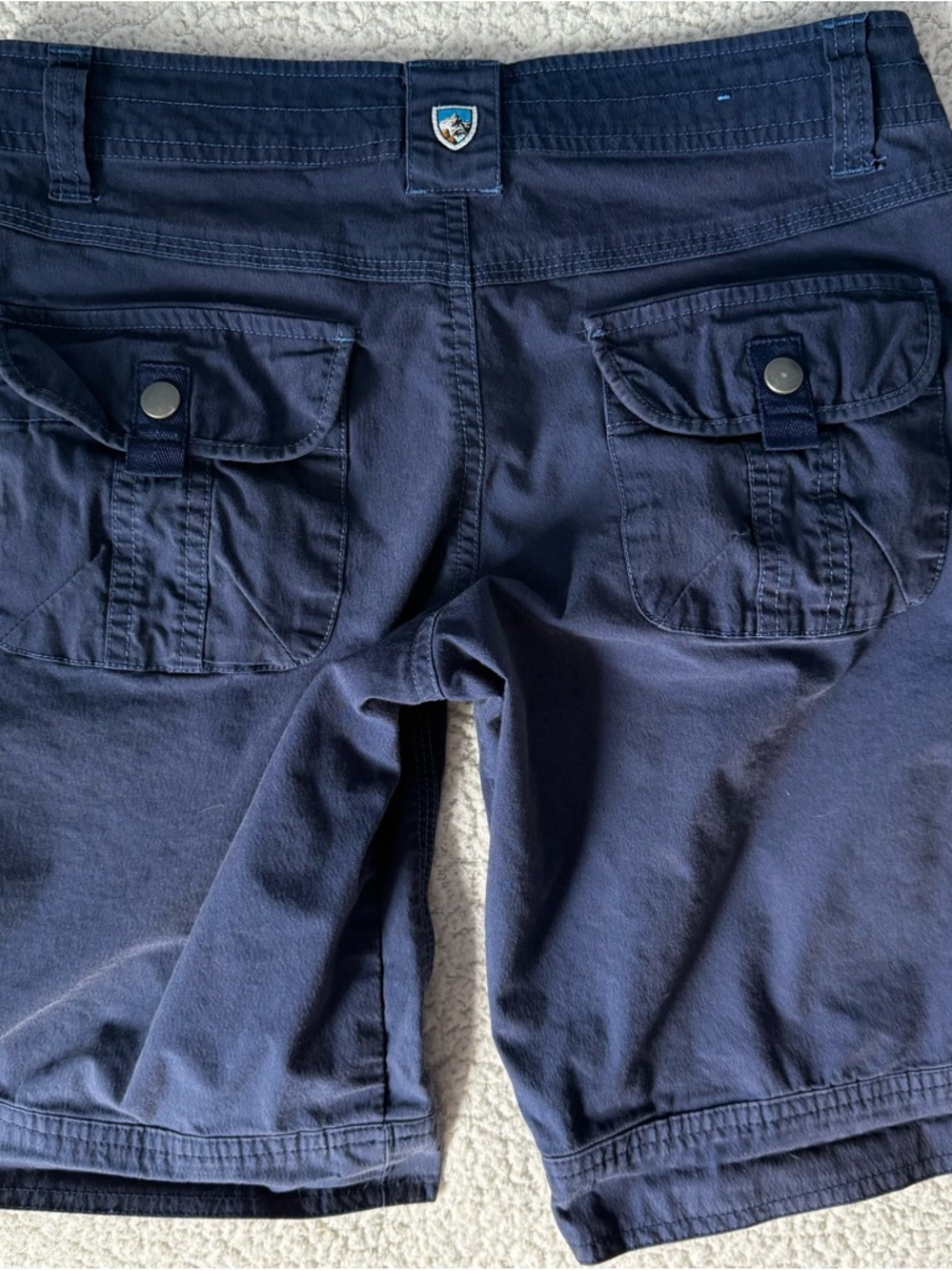 Kuhl Women's Navy Cargo Shorts - Picture 2 of 3